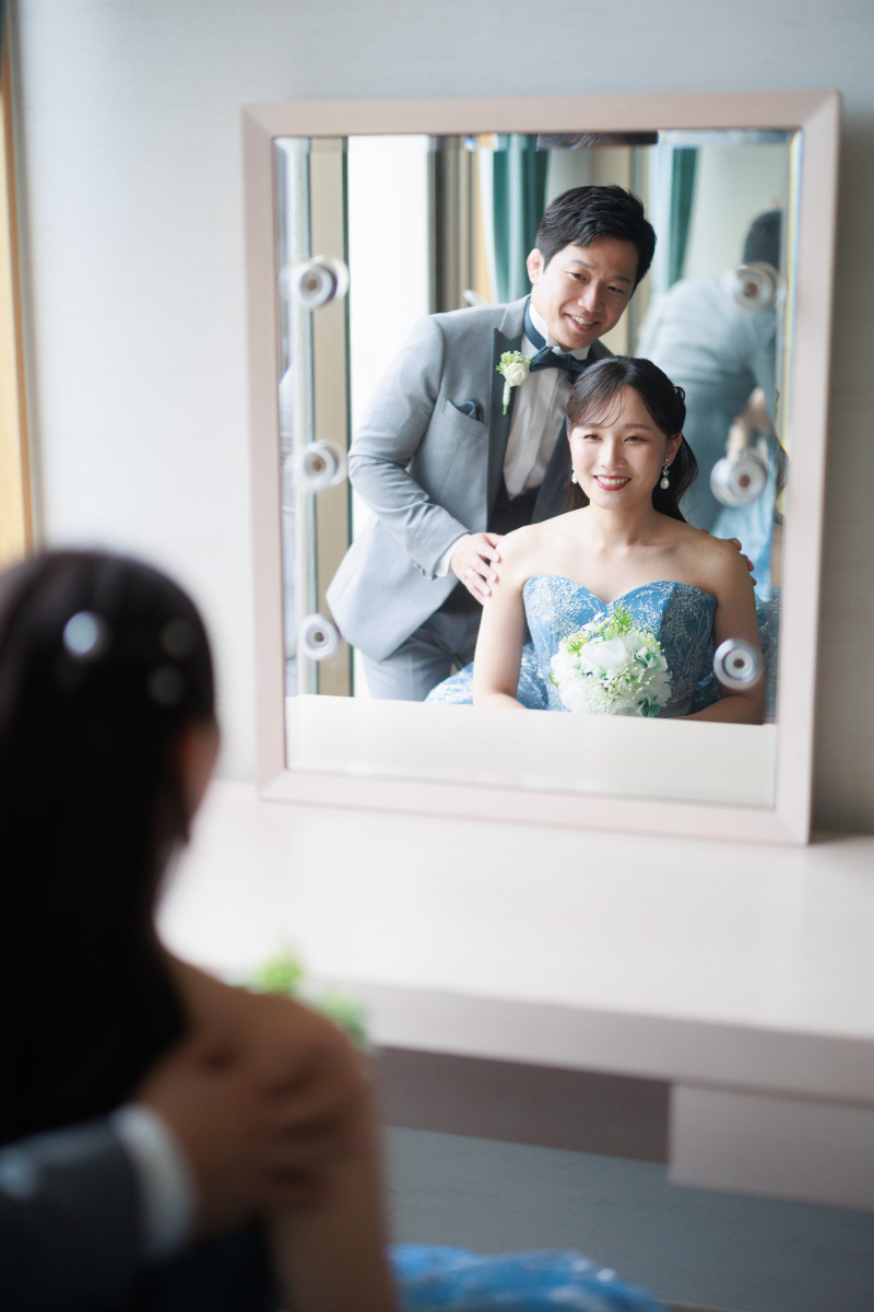 私にぴったりのカラードレスで心に残る素敵な写真を