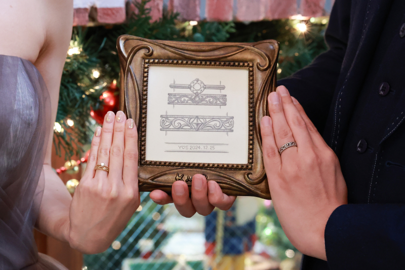 指輪ショット♡