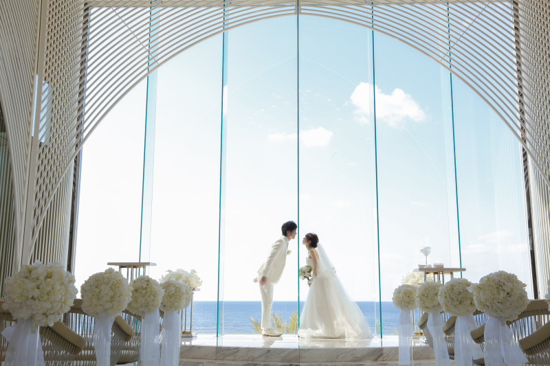 海が見えるリゾートチャペル♪