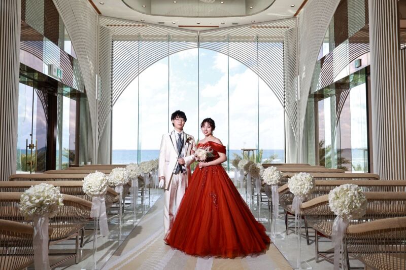 チャペルで誓う、ふたりの永遠の絆・・・