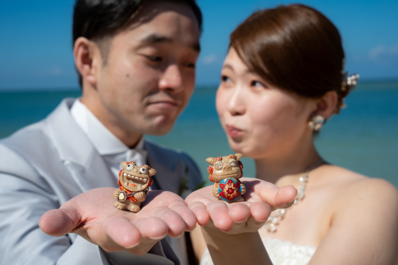 沖縄の伝統的な縁起物「守り神☆シーサー」もご登場