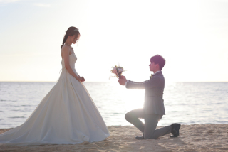 サンセットで幻想的なお写真を(^-^)