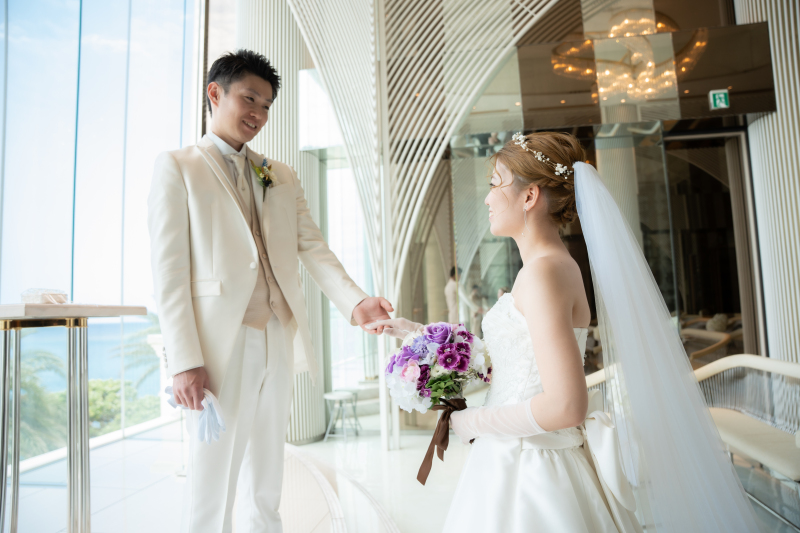 新郎様のエスコート♪