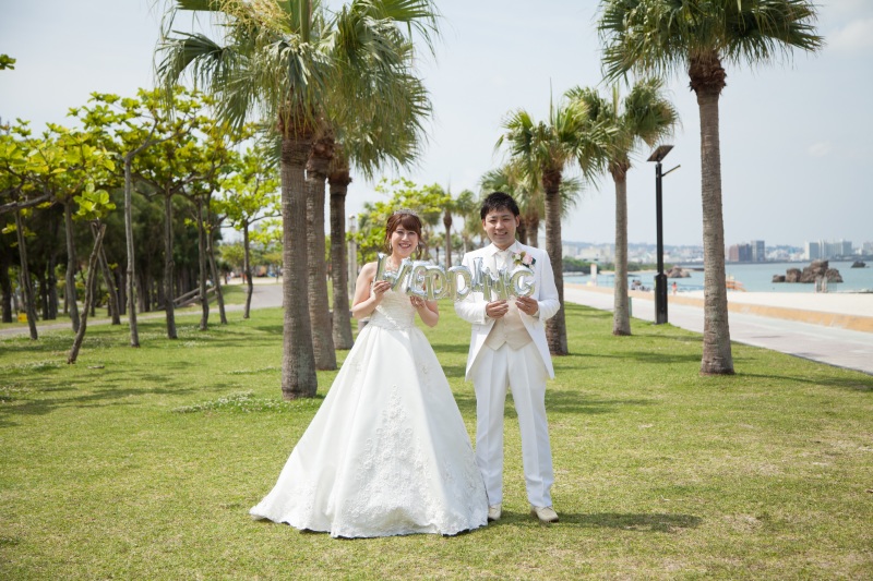 ビーチのまえにパシャリ