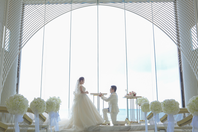 プロポーズシーンを