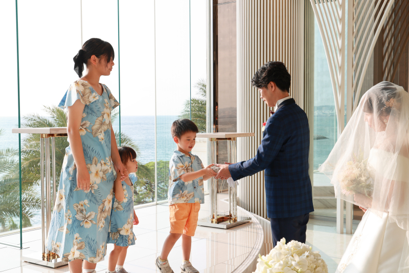 素敵なリングボーイにご注目★緊張感も伝わりますね