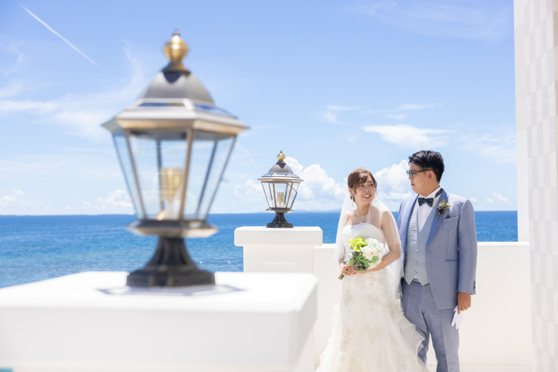 テラスでの撮影