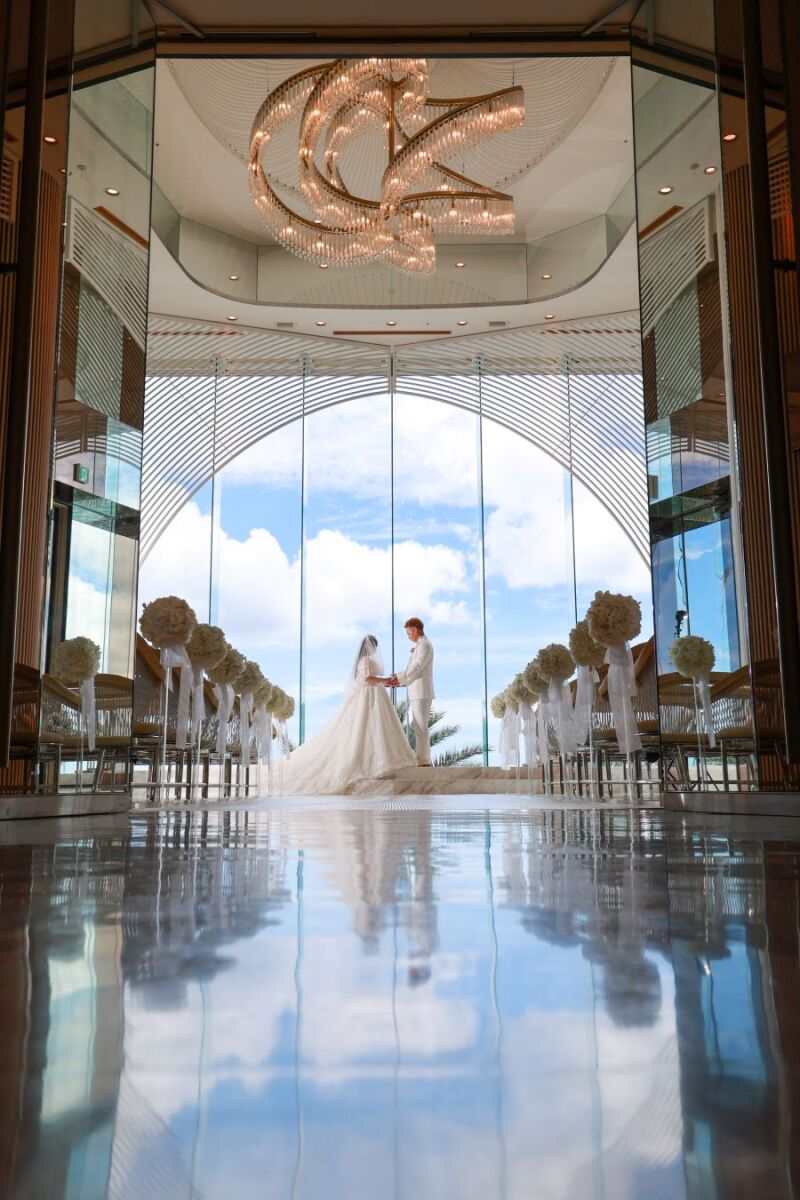 フォトジェニックな挙式シーン(⋈◍>◡<◍)✧♡