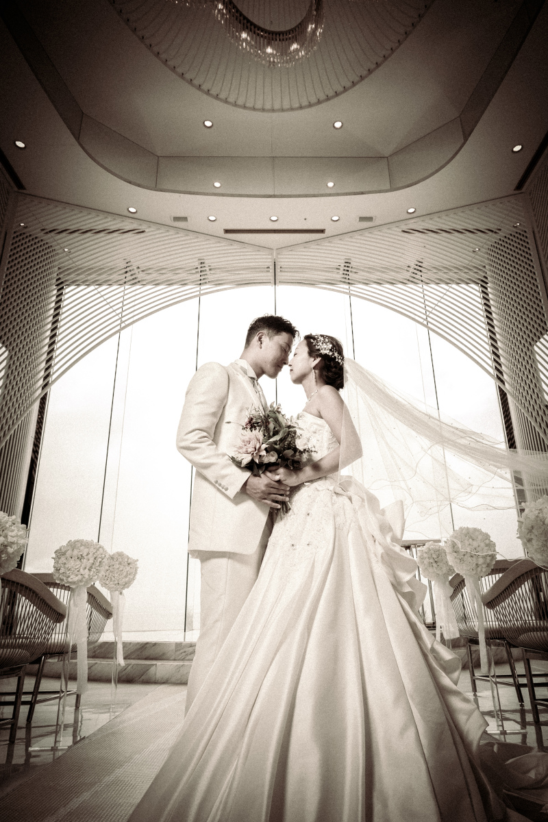 モノクロでロマンチックに♡