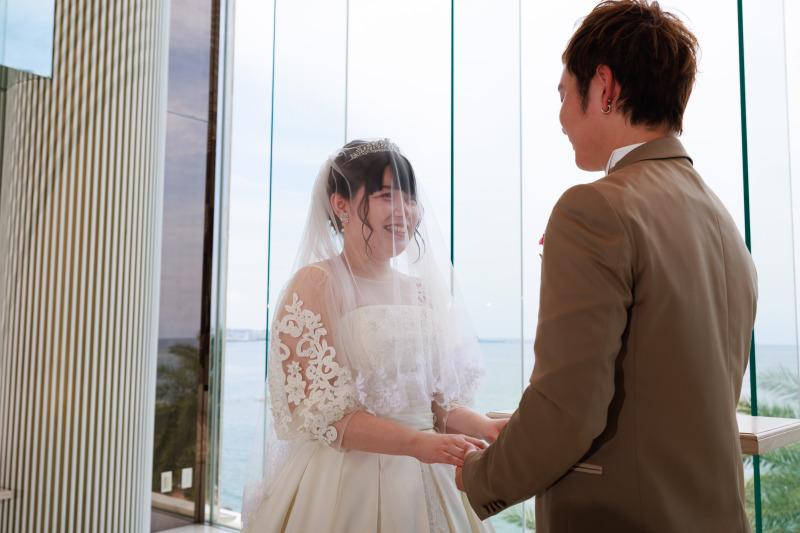 ♡ぎゅっと手をにぎり誓いの時♡