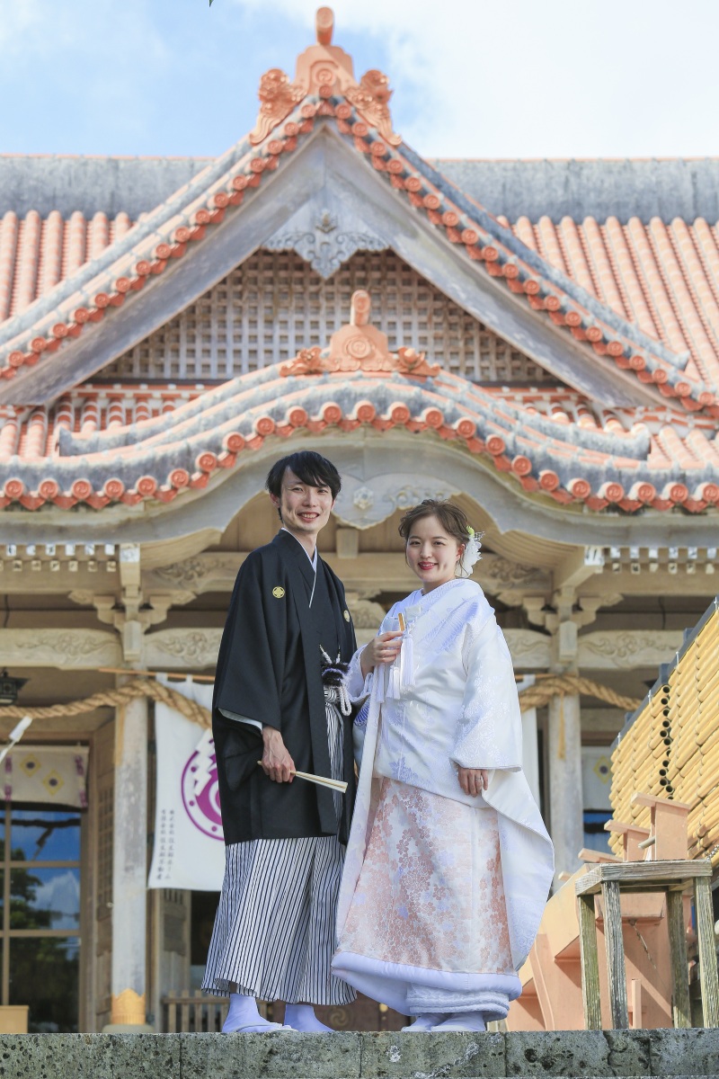 晴天の日に和装&洋装でお撮影♪