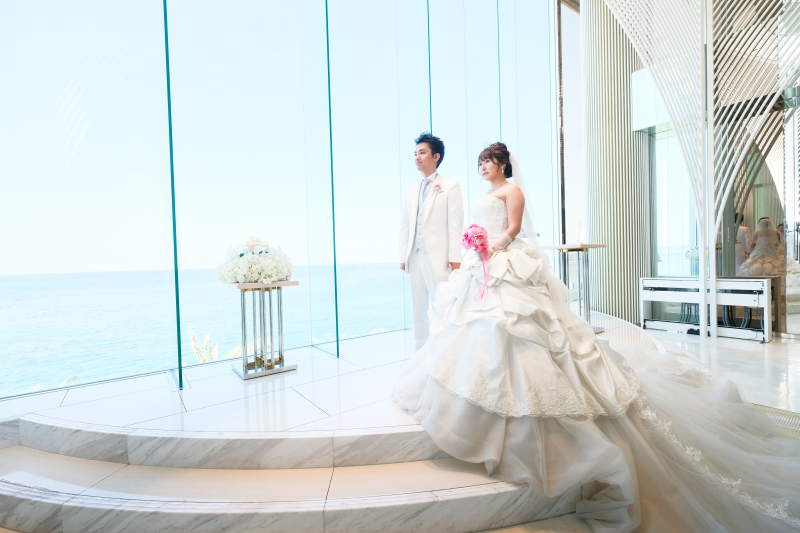 チャペル撮影！　最初はフォーマルに・・・