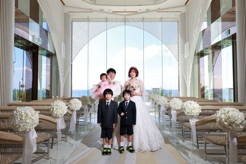 祝福の光に包まれて、家族のはじまり