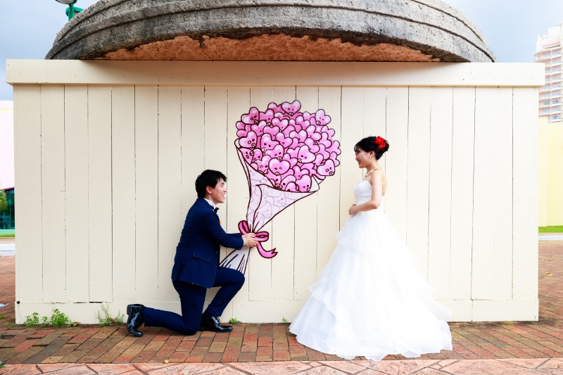 花束のプレゼント