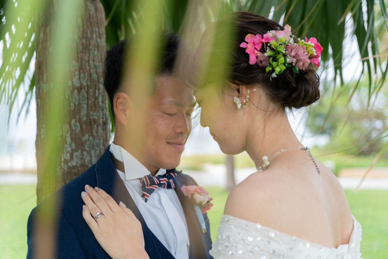 グリーンバックに♪