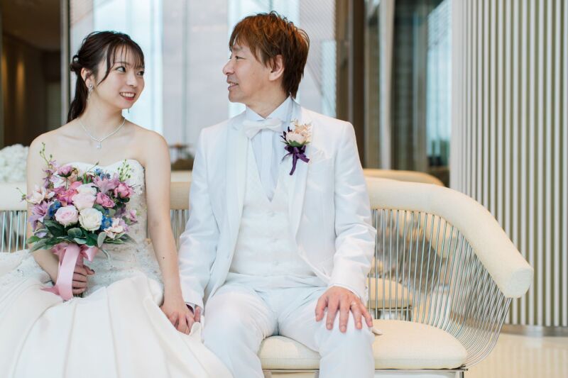 頼れるご新郎さまの安心感★