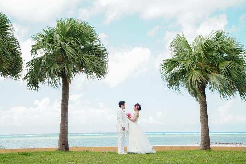 沖縄の自然に囲まれて