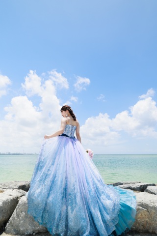 ウェディングドレス・カラードレス（チャペル＆ビーチ）