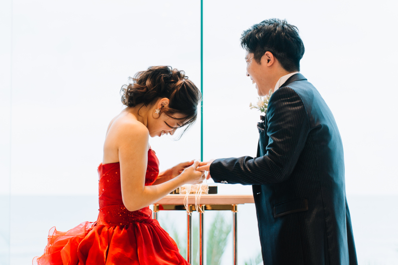 次はご新婦様からご新郎様・・に・・!?!?