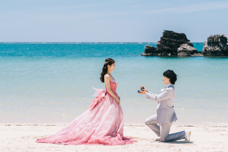 運命の一瞬『僕と結婚してください』プロポーズ写真
