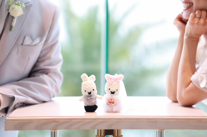 ふたりの結婚を見届けてくれた、可愛い証人たち♡♡