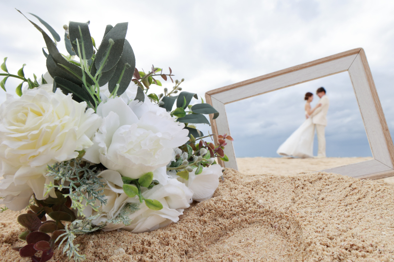 小物を使った撮影も♡