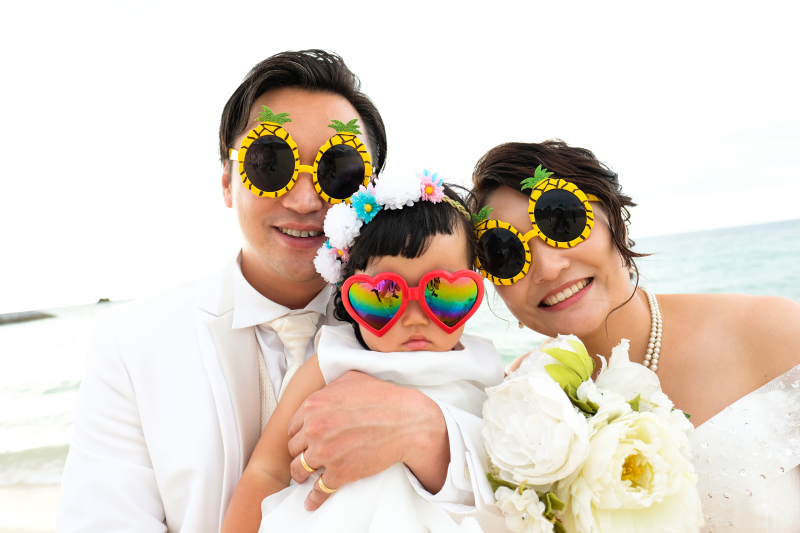 家族3人で沖縄きました～♡