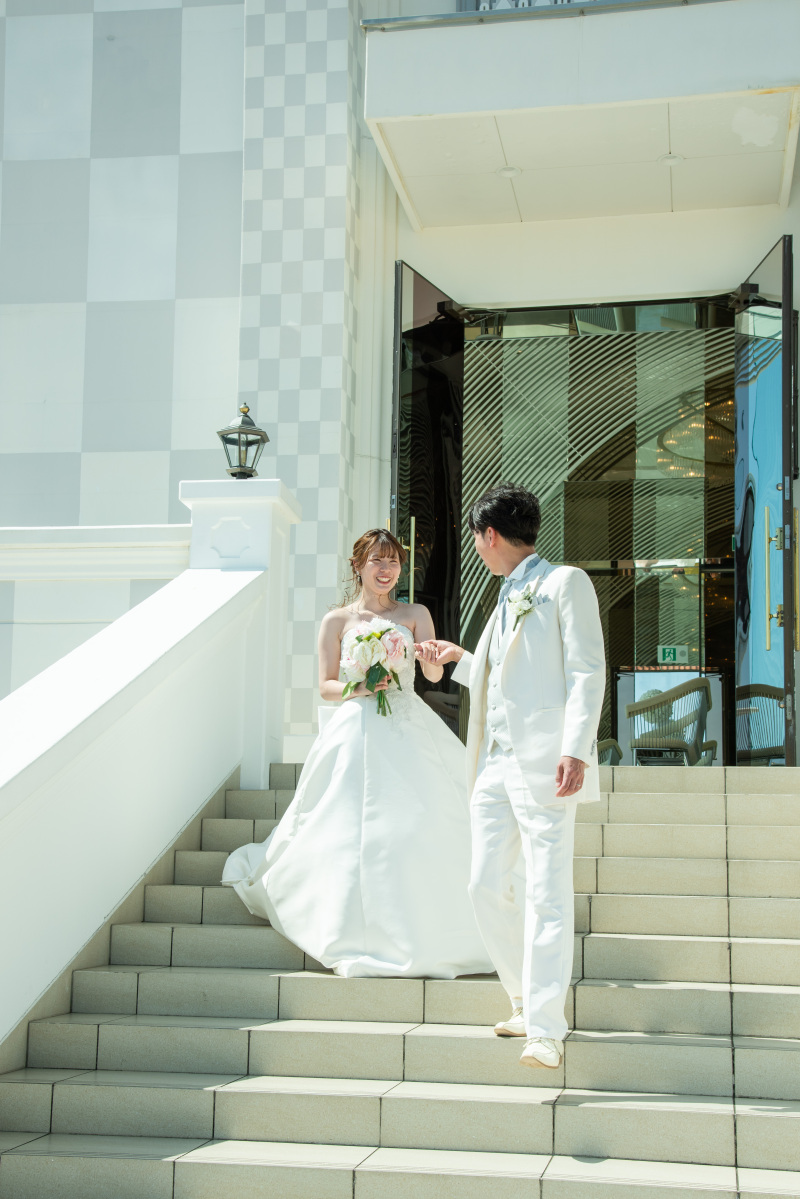 ご新郎様のエスコート