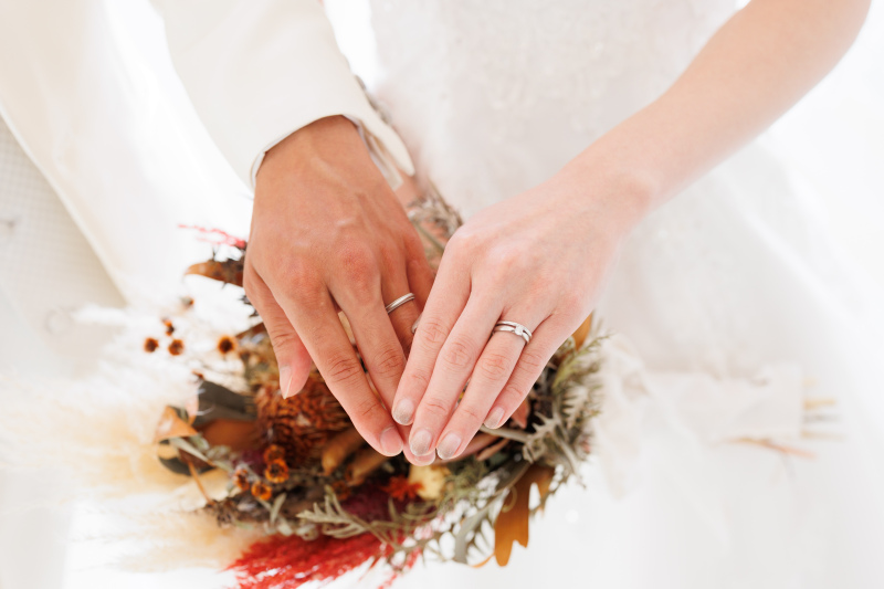 ブーケと指輪