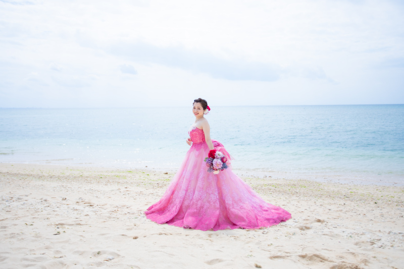 ブルー×ピンク