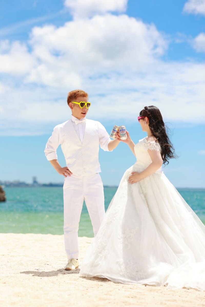 ふたりの明るいお人柄を表すような清々しい一枚☆彡