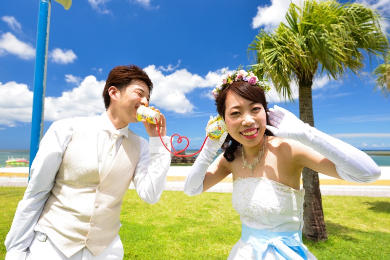 撮影グッズで遊び心満載☆