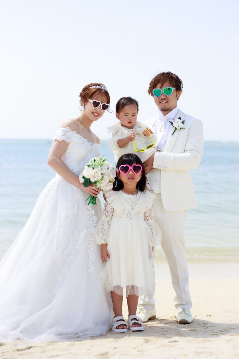 ファミリーフォトも大歓迎☆家族みんなで記念になるお写真を！