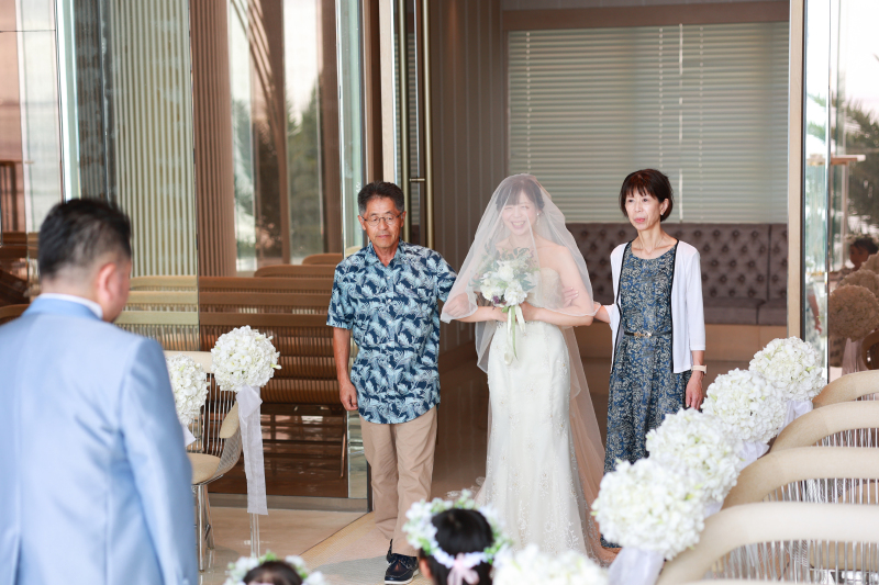 幸せを願うご挨拶・想いの繋がりに胸打たれるシーン