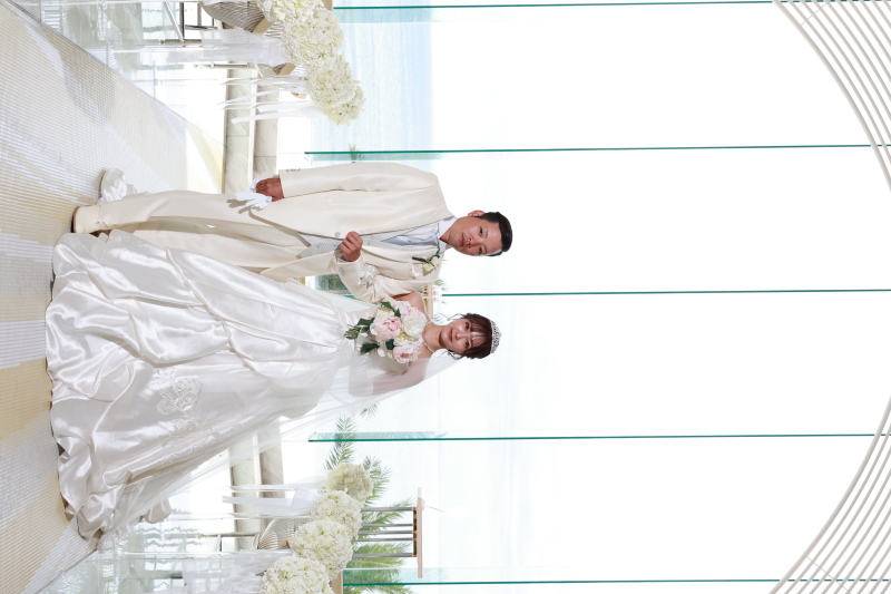 お二人ならんで