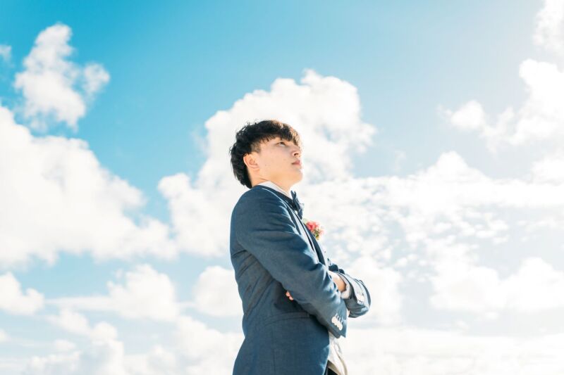 凛々しい ご新郎さま、バッチリと決まってます☆彡