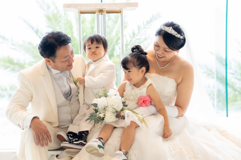 *☆家族の絆に包まれて☆* リゾートチャペルで本格挙式＆ビーチフォトウエディング