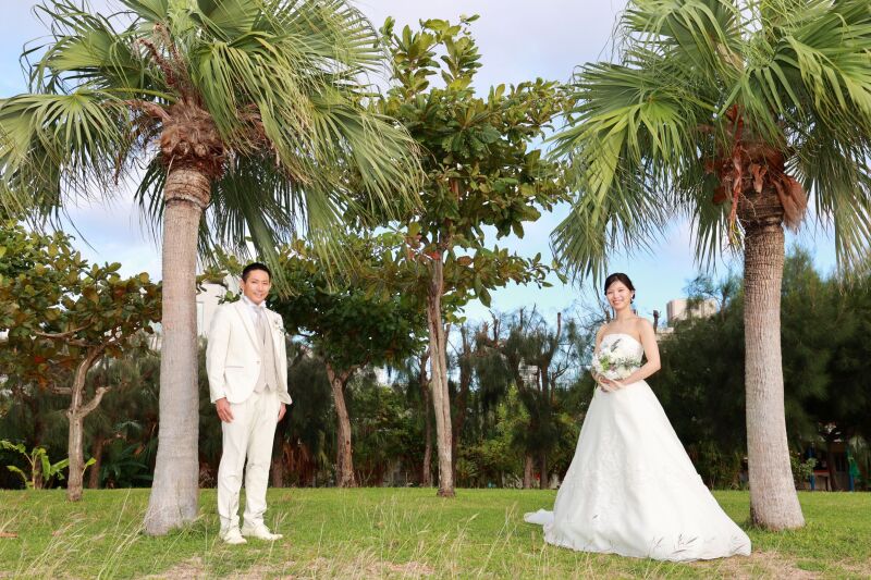 南国の風を感じながら、永遠に忘れない素敵な一日に