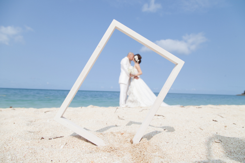 全身を撮るならフォトフレームを使って♪