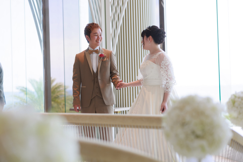 ♡手を取り合いこれからの未来を感じるふたり♡