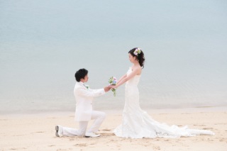 チャペル&ビーチ撮影