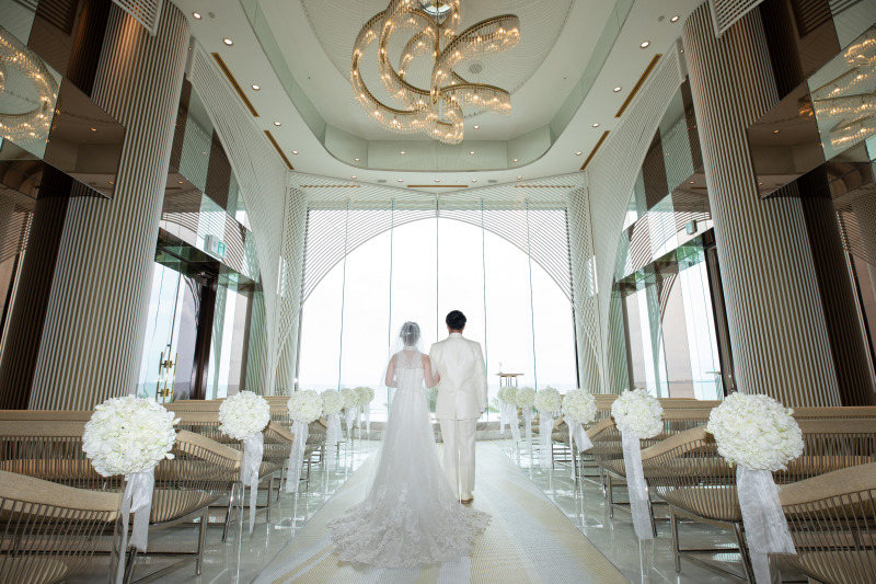 チャペル入場♪