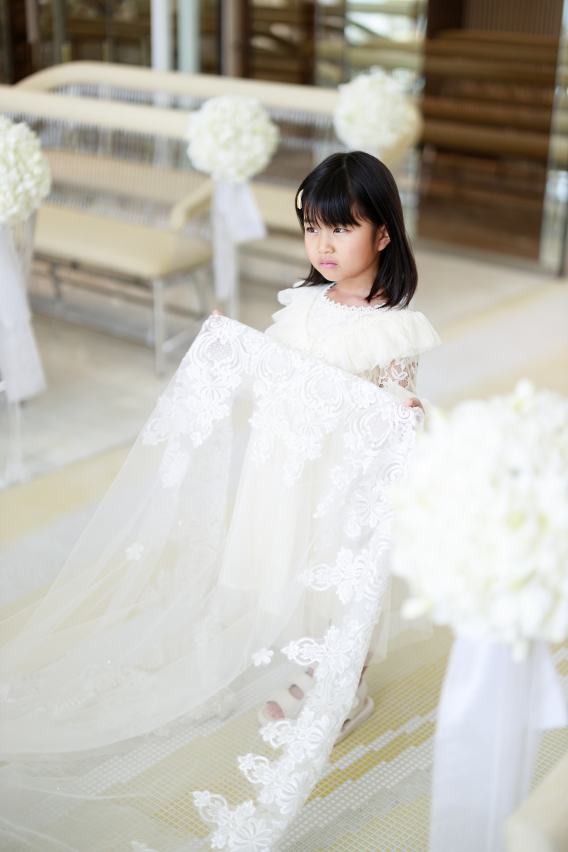 ベールガールも大活躍♪