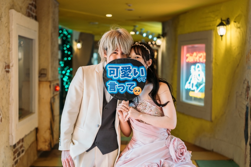 撮影グッズを使って♡