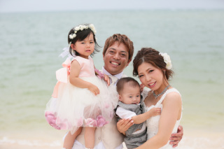 家族みんなでフォトウェディング！