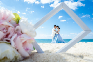 沖縄感じる2パターンの撮影