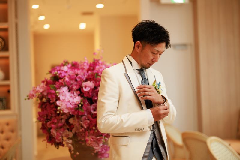 お支度2新郎様♪