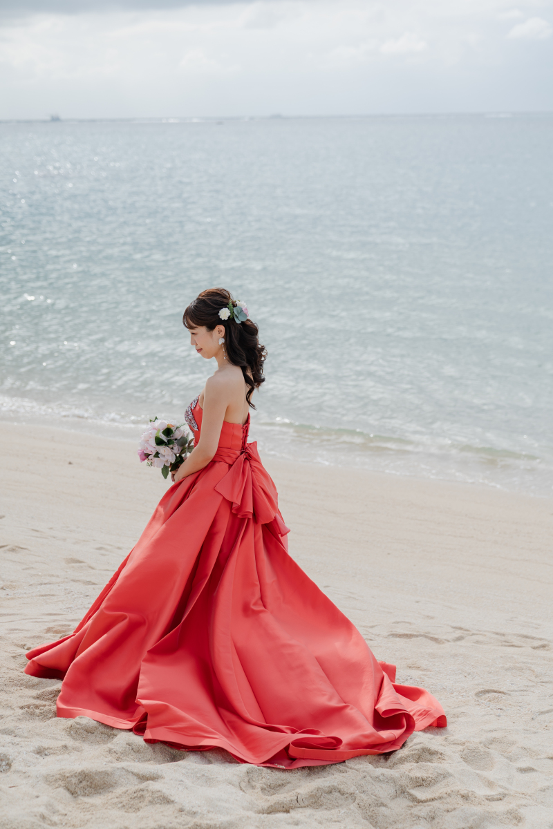 可愛いっ♡ビーチ撮影ではお衣装＆ヘアチェンジを♡