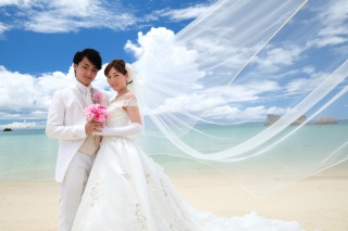 ベールで一味違うお写真に