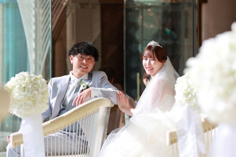 ラストは笑顔でお話される二人のオフショットカット